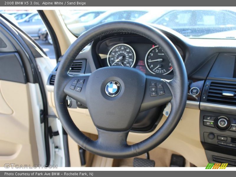Alpine White / Sand Beige 2008 BMW X5 3.0si
