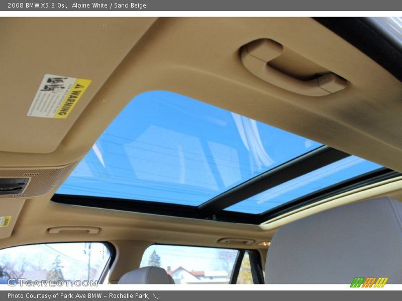 Alpine White / Sand Beige 2008 BMW X5 3.0si