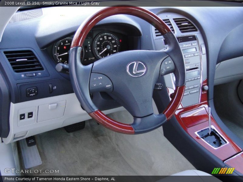 Smoky Granite Mica / Light Gray 2008 Lexus ES 350