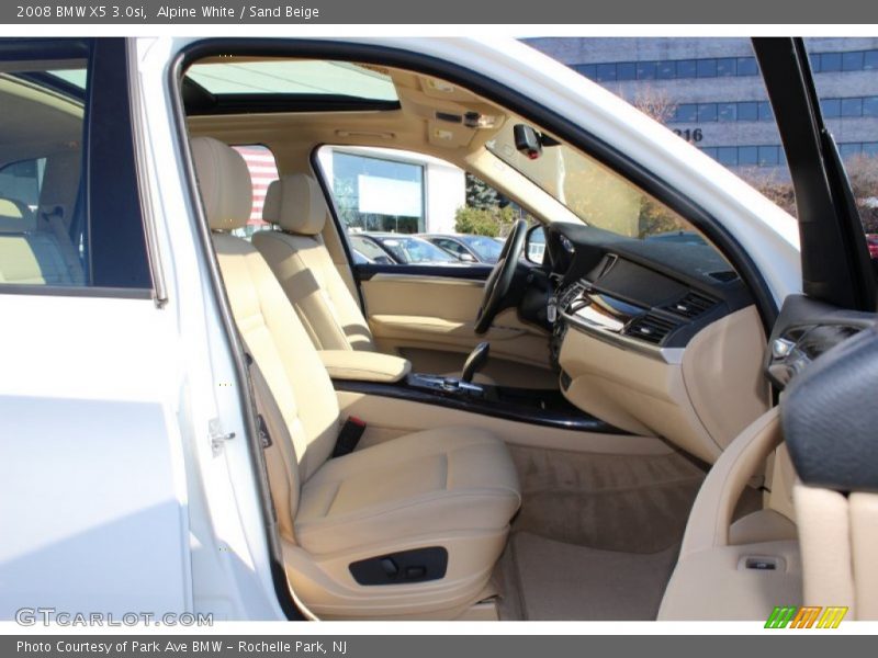 Alpine White / Sand Beige 2008 BMW X5 3.0si