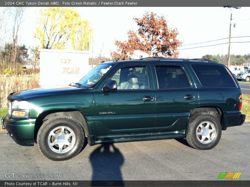 Polo Green Metallic / Pewter/Dark Pewter 2004 GMC Yukon Denali AWD