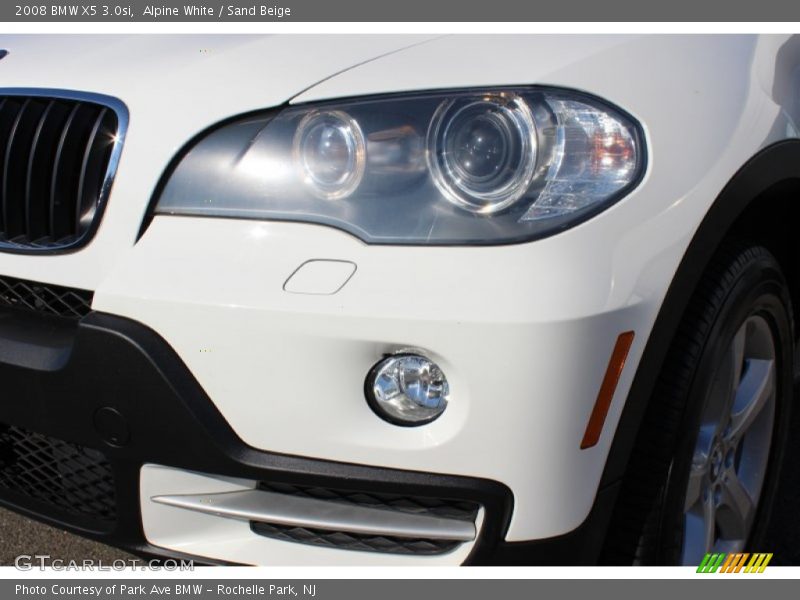 Alpine White / Sand Beige 2008 BMW X5 3.0si