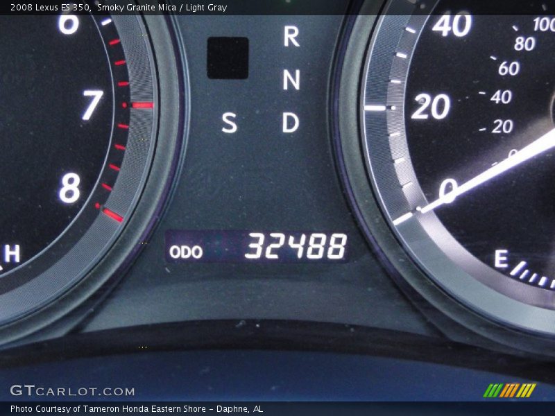 Smoky Granite Mica / Light Gray 2008 Lexus ES 350