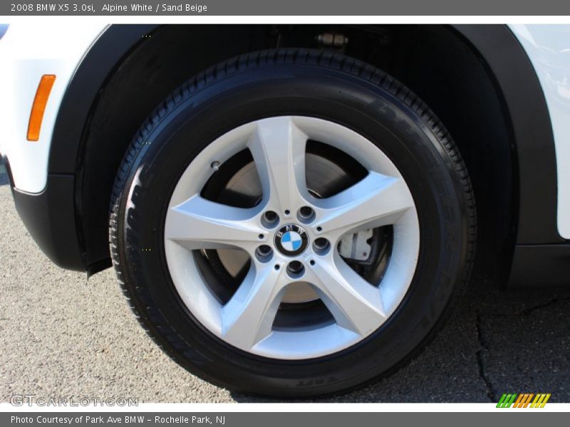 Alpine White / Sand Beige 2008 BMW X5 3.0si