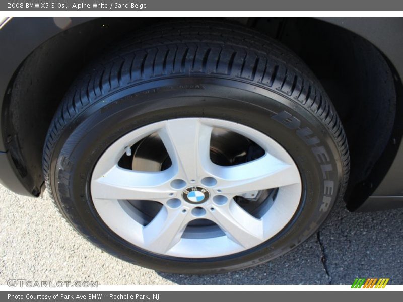 Alpine White / Sand Beige 2008 BMW X5 3.0si