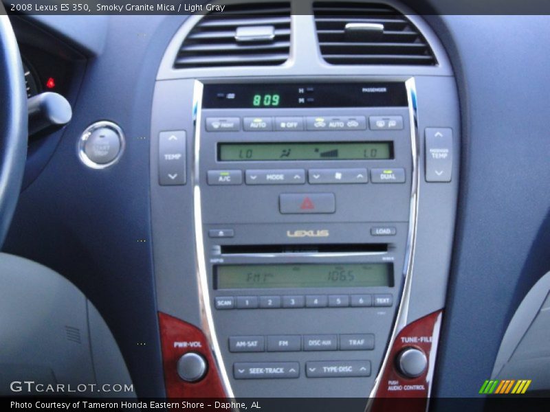 Smoky Granite Mica / Light Gray 2008 Lexus ES 350