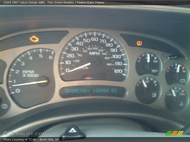 Polo Green Metallic / Pewter/Dark Pewter 2004 GMC Yukon Denali AWD
