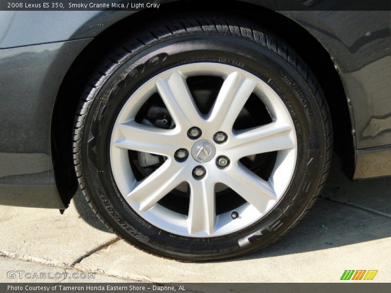Smoky Granite Mica / Light Gray 2008 Lexus ES 350