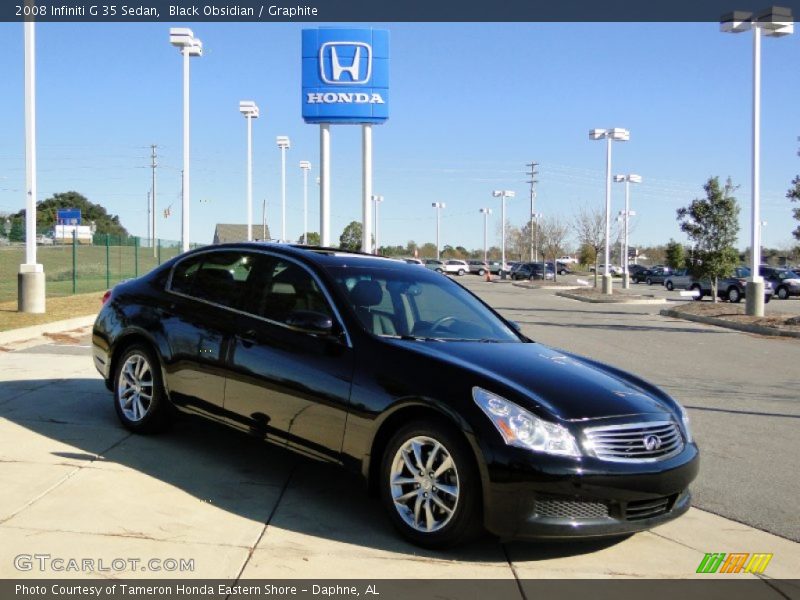 Black Obsidian / Graphite 2008 Infiniti G 35 Sedan