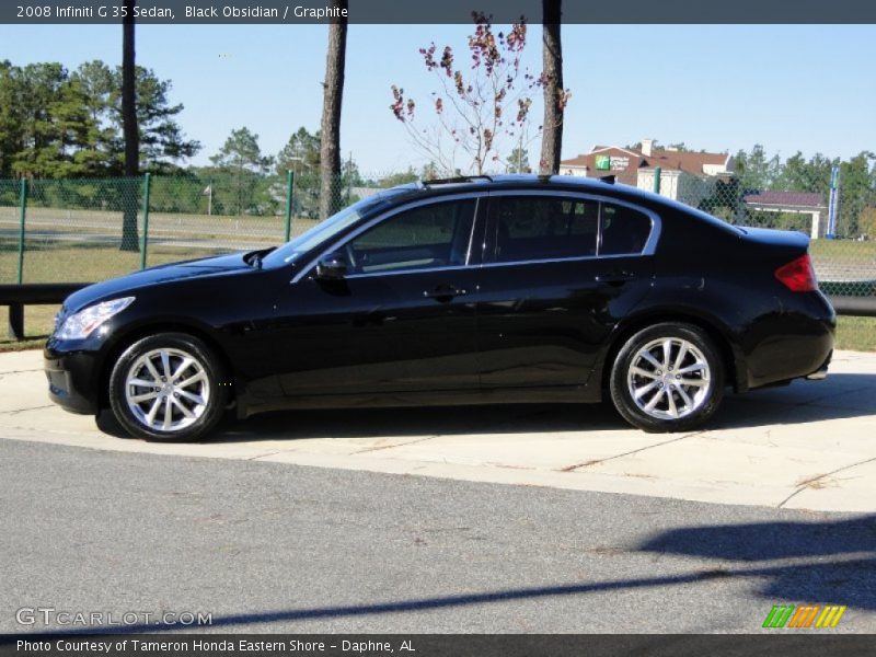 Black Obsidian / Graphite 2008 Infiniti G 35 Sedan