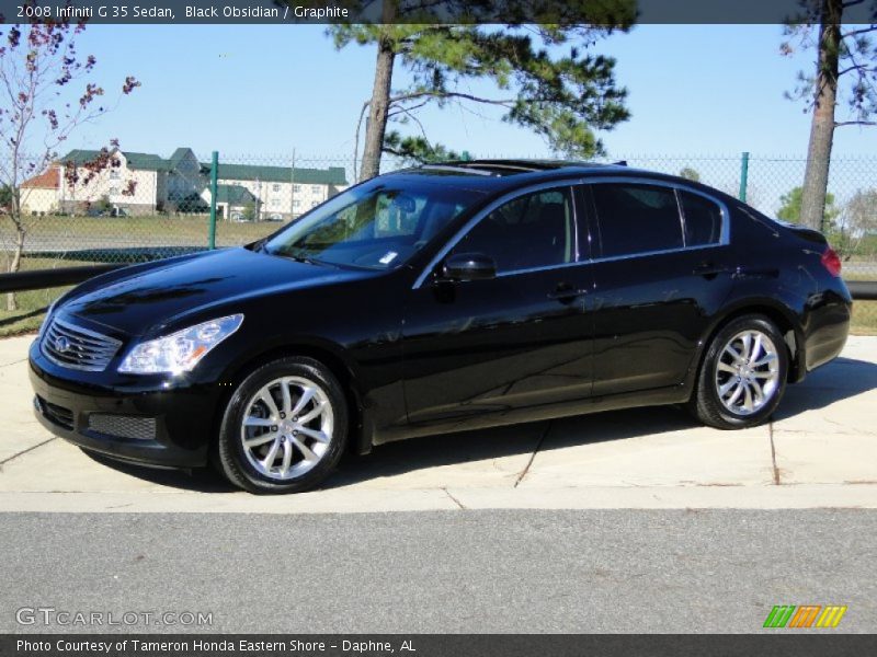 Black Obsidian / Graphite 2008 Infiniti G 35 Sedan