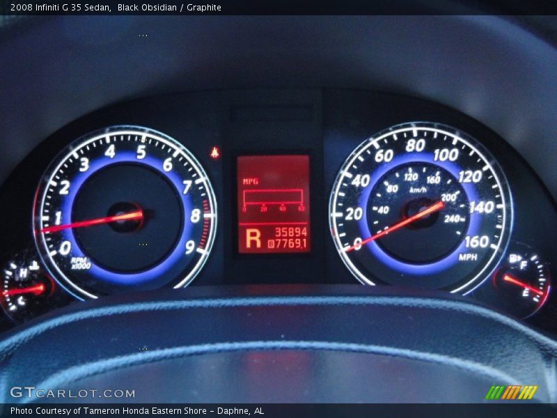 Black Obsidian / Graphite 2008 Infiniti G 35 Sedan