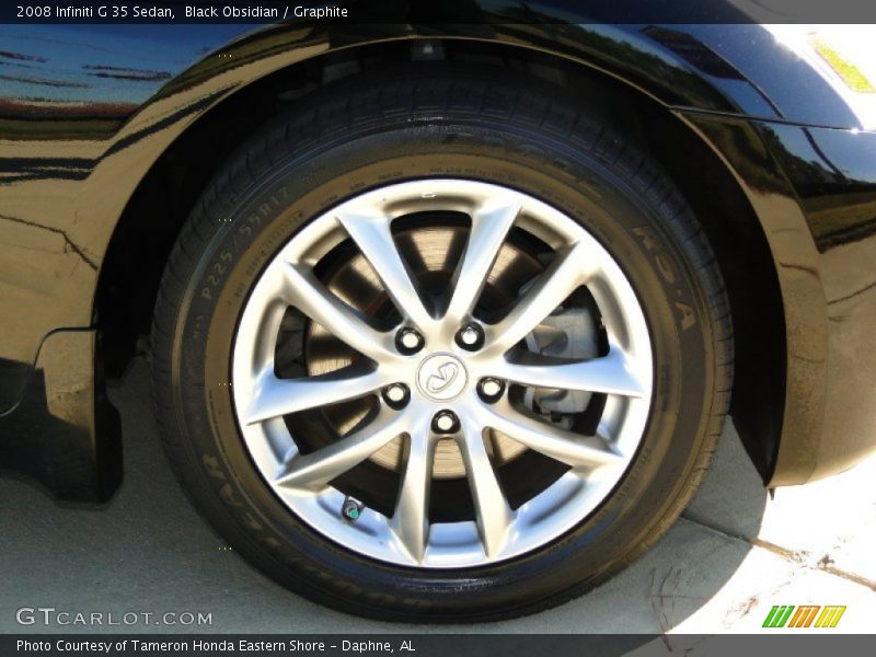 Black Obsidian / Graphite 2008 Infiniti G 35 Sedan
