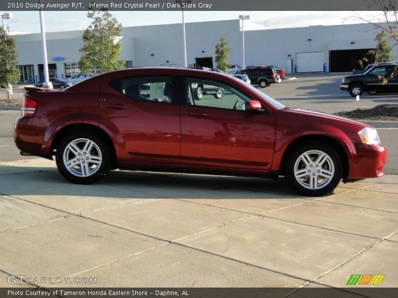 Inferno Red Crystal Pearl / Dark Slate Gray 2010 Dodge Avenger R/T