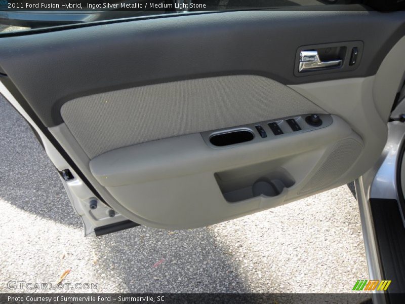 Ingot Silver Metallic / Medium Light Stone 2011 Ford Fusion Hybrid