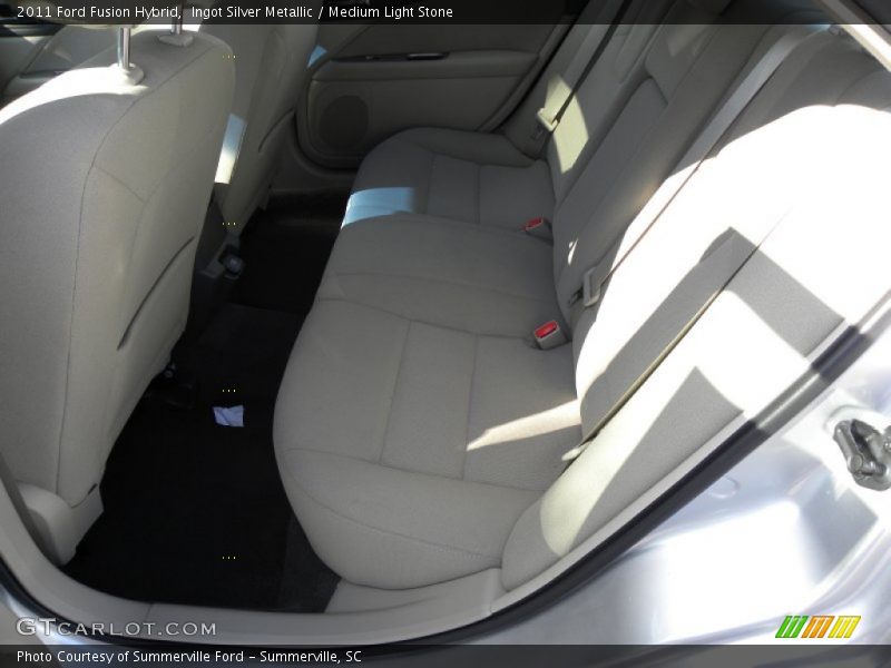 Ingot Silver Metallic / Medium Light Stone 2011 Ford Fusion Hybrid