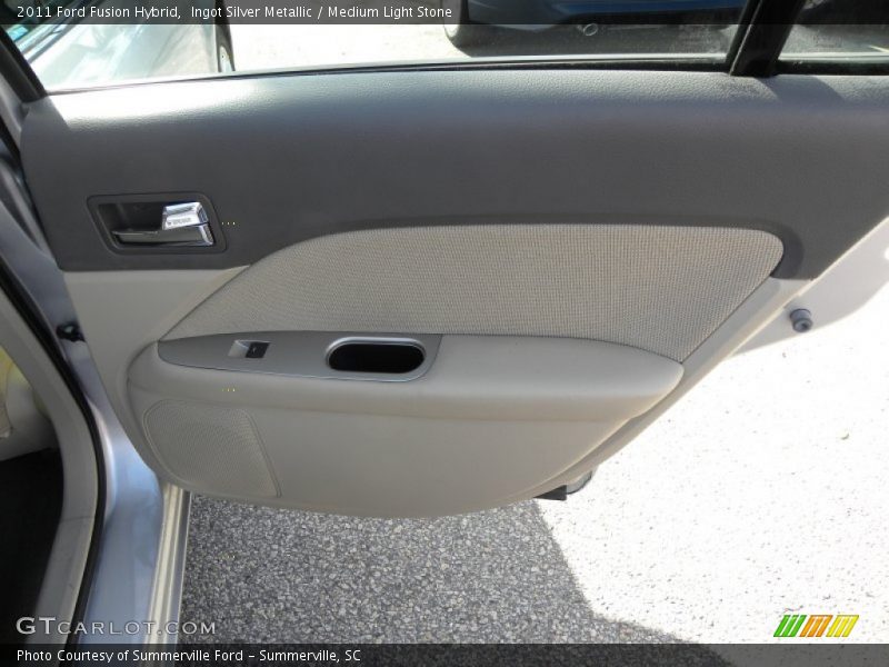 Ingot Silver Metallic / Medium Light Stone 2011 Ford Fusion Hybrid