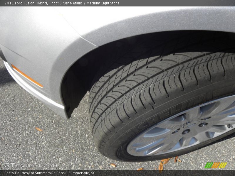 Ingot Silver Metallic / Medium Light Stone 2011 Ford Fusion Hybrid