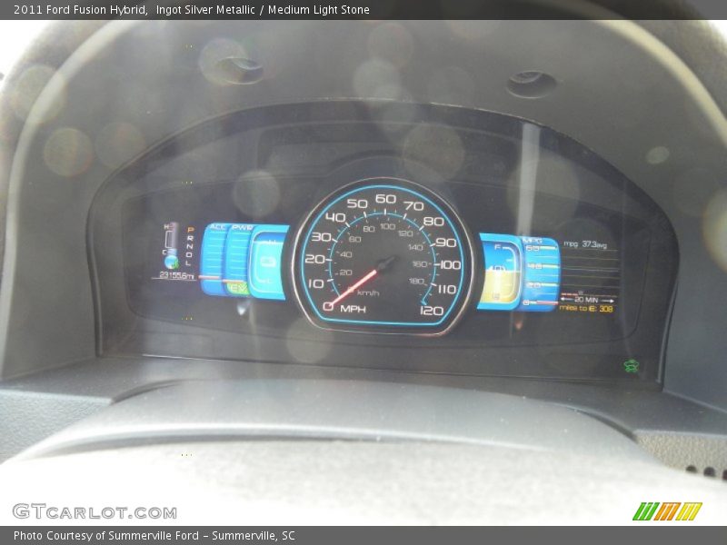 Ingot Silver Metallic / Medium Light Stone 2011 Ford Fusion Hybrid