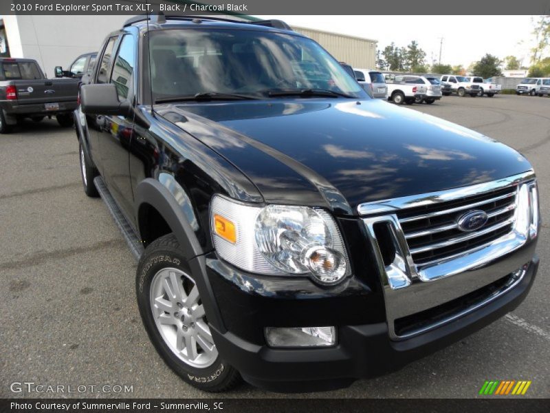 Black / Charcoal Black 2010 Ford Explorer Sport Trac XLT