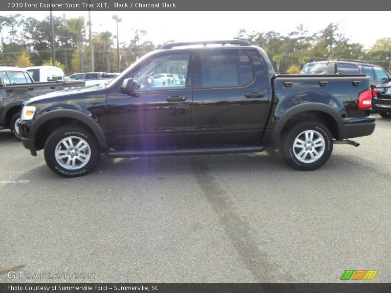 Black / Charcoal Black 2010 Ford Explorer Sport Trac XLT