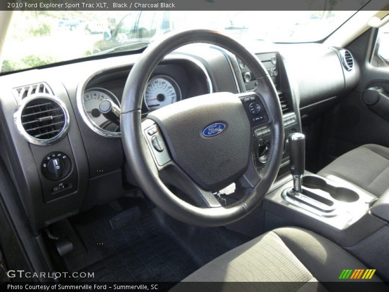 Black / Charcoal Black 2010 Ford Explorer Sport Trac XLT