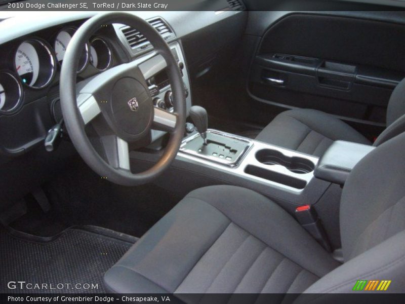 TorRed / Dark Slate Gray 2010 Dodge Challenger SE