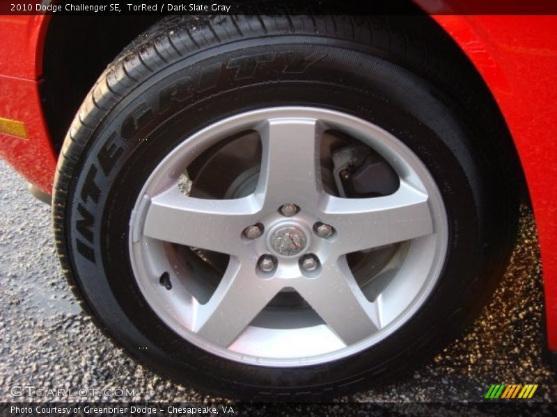 TorRed / Dark Slate Gray 2010 Dodge Challenger SE