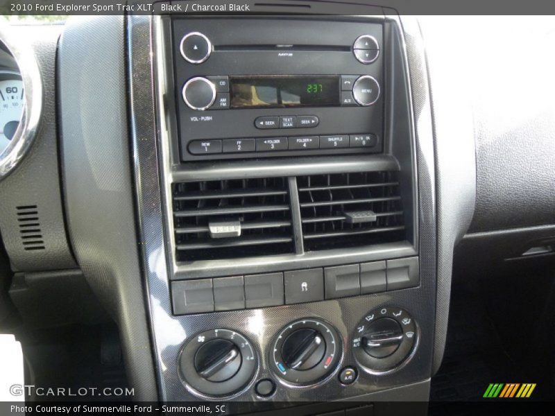 Black / Charcoal Black 2010 Ford Explorer Sport Trac XLT