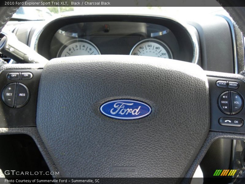 Black / Charcoal Black 2010 Ford Explorer Sport Trac XLT