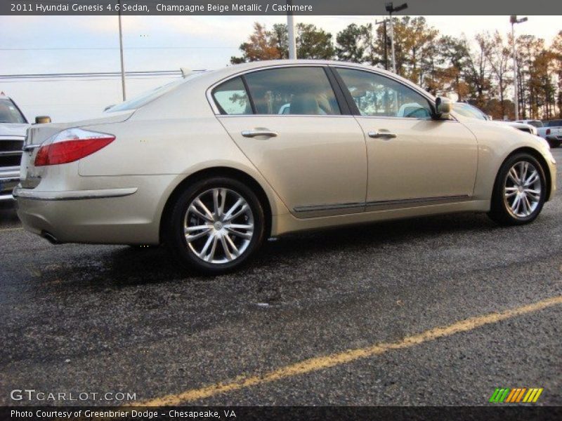  2011 Genesis 4.6 Sedan Champagne Beige Metallic