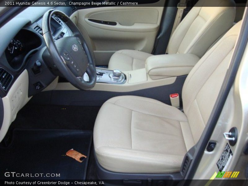  2011 Genesis 4.6 Sedan Cashmere Interior