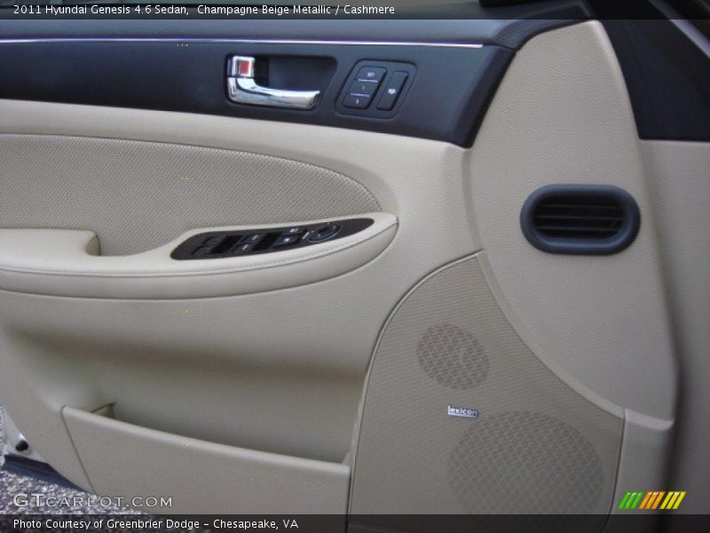 Champagne Beige Metallic / Cashmere 2011 Hyundai Genesis 4.6 Sedan