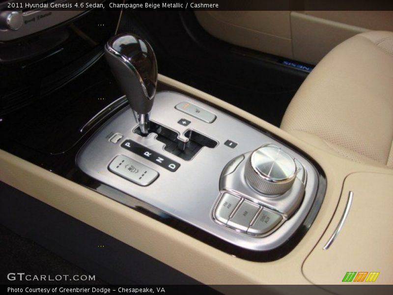  2011 Genesis 4.6 Sedan 6 Speed Shiftronic Automatic Shifter