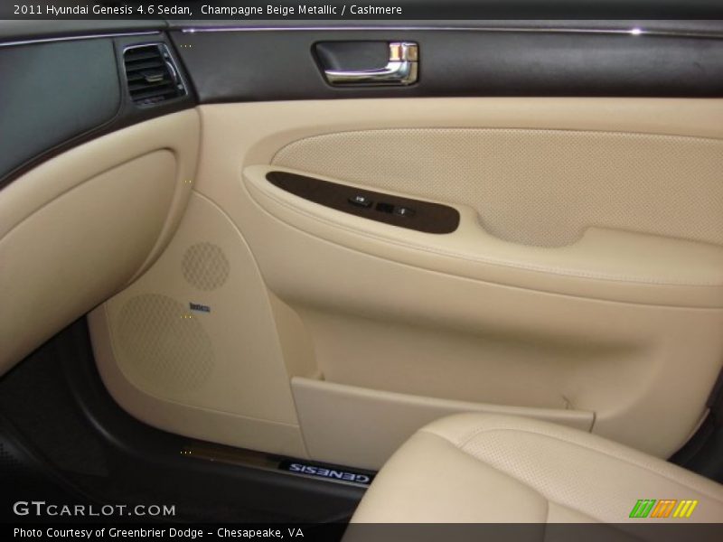 Champagne Beige Metallic / Cashmere 2011 Hyundai Genesis 4.6 Sedan