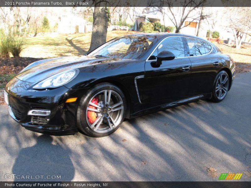 Black / Black 2011 Porsche Panamera Turbo