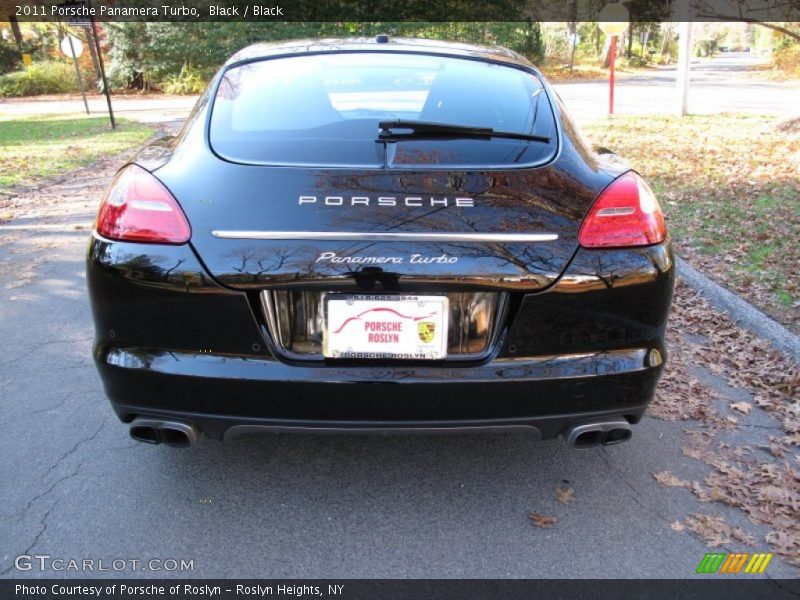 Black / Black 2011 Porsche Panamera Turbo