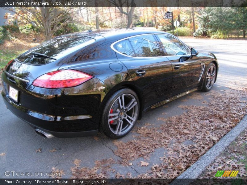 Black / Black 2011 Porsche Panamera Turbo