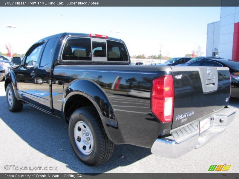Super Black / Steel 2007 Nissan Frontier XE King Cab