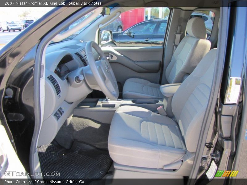 Super Black / Steel 2007 Nissan Frontier XE King Cab