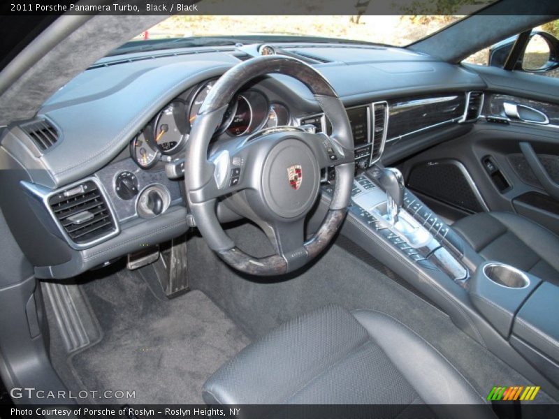 Black Interior - 2011 Panamera Turbo 