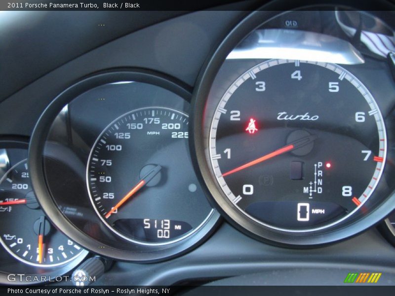  2011 Panamera Turbo Turbo Gauges