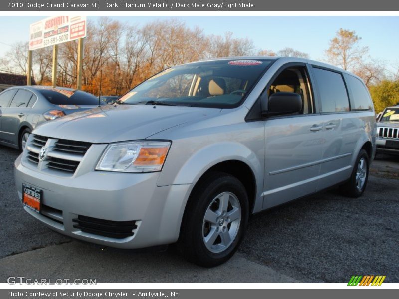 Dark Titanium Metallic / Dark Slate Gray/Light Shale 2010 Dodge Grand Caravan SE