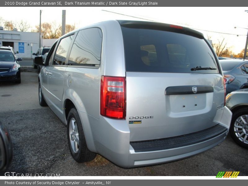 Dark Titanium Metallic / Dark Slate Gray/Light Shale 2010 Dodge Grand Caravan SE