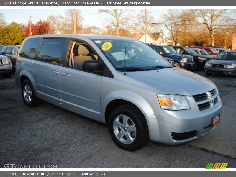 Dark Titanium Metallic / Dark Slate Gray/Light Shale 2010 Dodge Grand Caravan SE