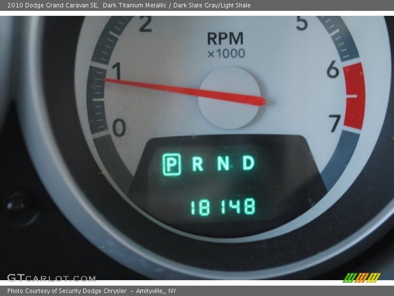 Dark Titanium Metallic / Dark Slate Gray/Light Shale 2010 Dodge Grand Caravan SE