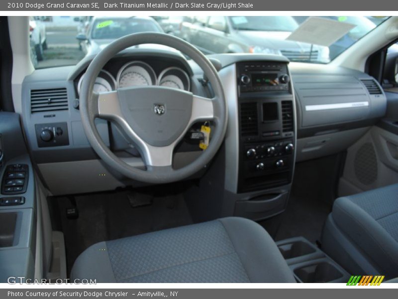 Dark Titanium Metallic / Dark Slate Gray/Light Shale 2010 Dodge Grand Caravan SE