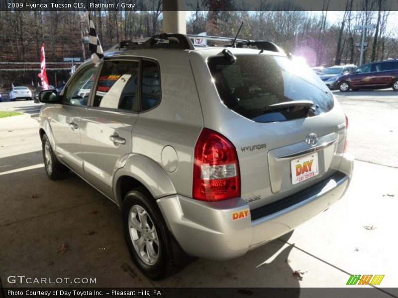 Platinum / Gray 2009 Hyundai Tucson GLS