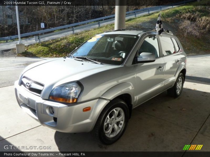 Platinum / Gray 2009 Hyundai Tucson GLS