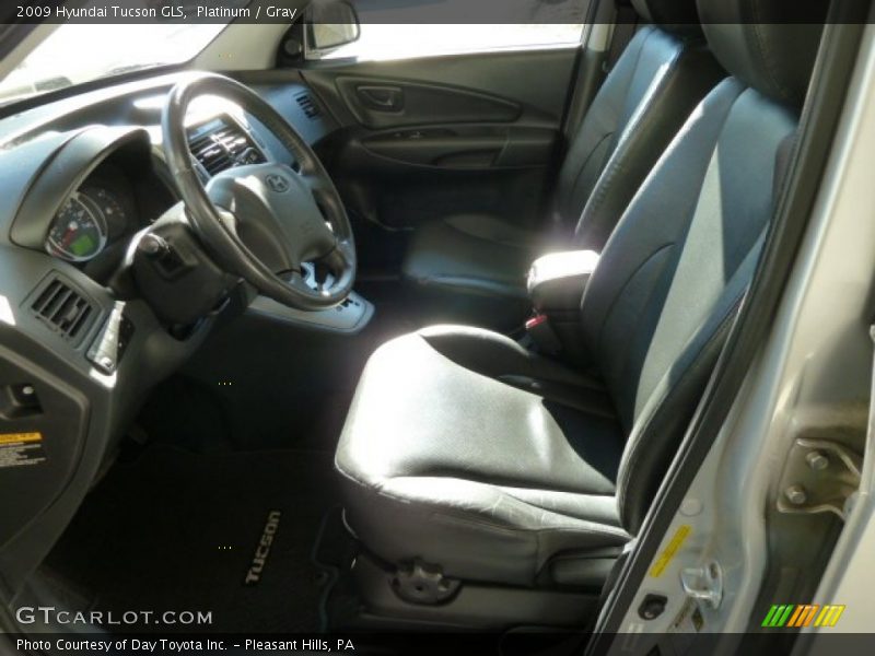 Platinum / Gray 2009 Hyundai Tucson GLS